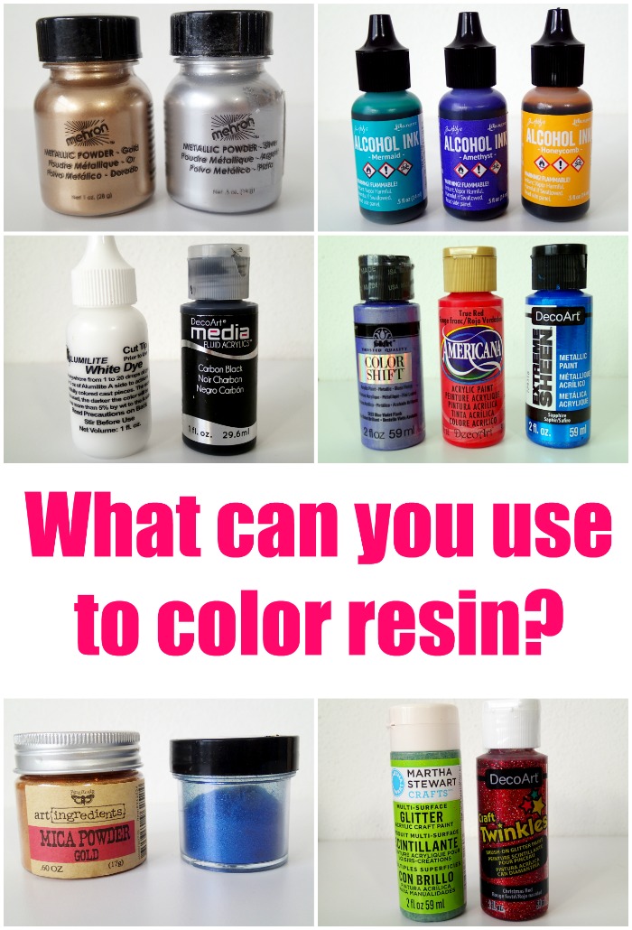 What can you use to color resin? – Resin Geodes